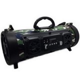 Multimedia Lautsprecher mit Bluetooth,FM-Radio,USB,Micro-SD und Disco-LED M17,37cm x 13cm x L