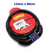 Bicycle combination lock 12x80