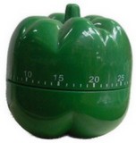 Egg timer paprika green kitchen timer timer timer timer