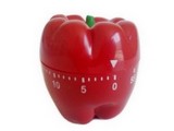 Eieruhr Paprika rot Küchenuhr Kurzzeitmesser Timer Zeitschaltuhr