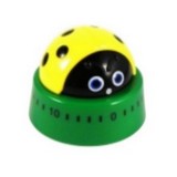 Eieruhr Marienkäfer Küchenuhr Kurzzeitmesser Timer Zeitschaltuhr