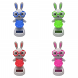 Solar Wackelfigur Brillenhase Hase für Ostern (farbig sortiert)