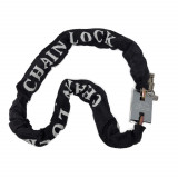 Fahrrad- & Mortorradschloss Kettenschloss inkl 2 Schlüssel (6mm x 100cm)