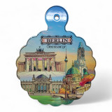 Topflappenaus Keramik mit Berline Motiv.