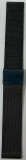 Edelstahl Uhrenarmbänder schwarz 18mm