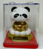 10cm Glückskatze (solarbetrieben) Winkekatze Panda