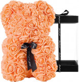 Rose Bär Rose Teddybär mit Ledlicht 26cm -Orange