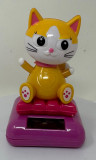 Solar-Wackelfiguren Gelbe Katze