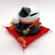 Ceramic waving cat Lucky Cat Maneki Neko (approx. 12cm) with money boxmm mit Motiv # 131108
