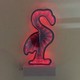 Leuchtende 3D LED-Spiegelbild mit Vogel-Motiv