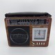 Radio WaxibaxB-531U USB/SD/MP3/AUX/LED-Lampe/LCD-Uhr 3-Band AM/FM/SW1-3 (farbig sortiert)
