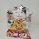 29cm Keramik-Winkekatze Glückskatze Lucky Cat Maneki Neko