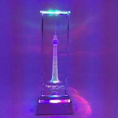 Kristallglas mit 3D Innengravur 5x15mm mit Motiv #100138