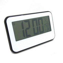 LCD digital alarm clock with motion and sound sensormm mit Motiv # DS-2618 white