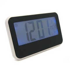 LCD digital alarm clock with motion and sound sensormm mit Motiv # DS-2618 black
