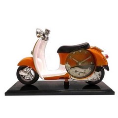 Table clock Roller Moped Scooter 28x18x8cm (sorted colors)