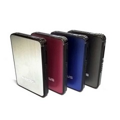 Cigarette case with integrated refillable lighter (assorted colors)