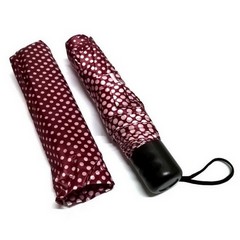 Umbrella dotted 25-55cmx 95cm in a box of 12 (assorted colors)