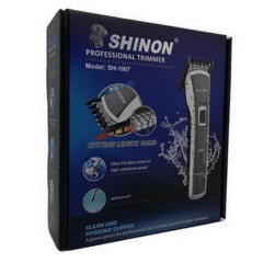 Haarschneider Akku Haartrimmer Bartschneider Trimmer Rasierer mit Motiv #SH-1007 Shinon