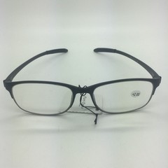 Classic Spring-Hinged Reading Glasses +4.0 (E766)