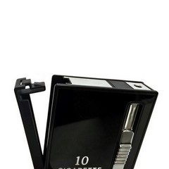 Zigarettenetui für 10 Zigaretten Spender mit integriertem Feuerzeug (farbig sortiert)