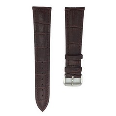 Leather Watch Bands12-13mm Guinea Crocodile Pattern Leather strap - Black,  Brown color
