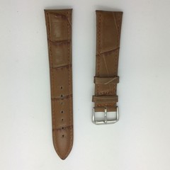 Leder Uhrenarmbänder 18-19 mm Genuine Lederarmband mit Krokodilmuster (farbig sortiert)
