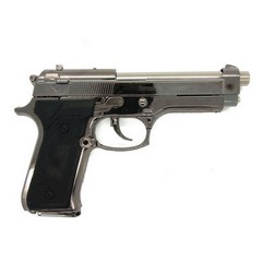 Deco 9mm lighter pistol 22cmx 14cm with stand