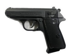 Deco lighter gun 15cmx 12cm with holstermm mit Motiv # 508 black