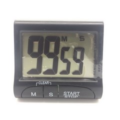 Egg timer digital timer,  with stopwatch,  memory function,  large display,  black