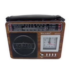 Radio WaxibaxB-531U USB/SD/MP3/AUX/LED lamp/LCD clock 3-band AM/FM/SW1-3 (assorted colors)