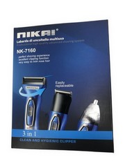 Nikai Washable Battery Hair Clipper Hair Clipper Beard Trimmer NK7160 Battery