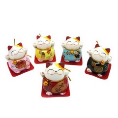 Ceramic Waving Cat Lucky Cat Maneki Neko 29cm new fashion