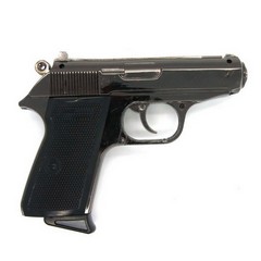Deco lighter gun 15cmx 12cm with holstermm mit Motiv # 508 Leather