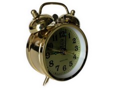 Wecker ohne Batterie gold (867)