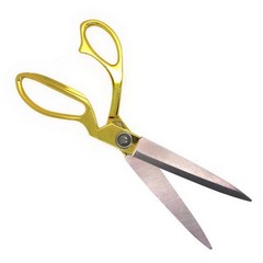 Tailors scissors scissors gold colored 260mm