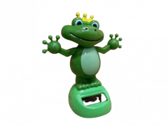 Solar powered frog prince