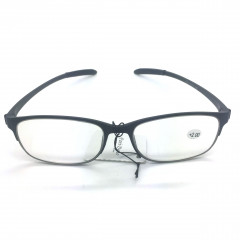 Classic Spring-Hinged Reading Glasses +2.0 (E763)