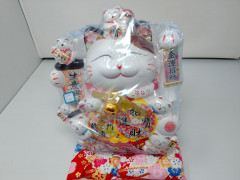 29cm Keramik-Winkekatze Glückskatze Lucky Cat Maneki Neko (neues Modell) aus Keramik