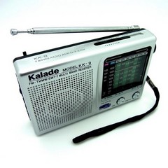 9-band world receiver Radio Kalade KK-9 (silver)