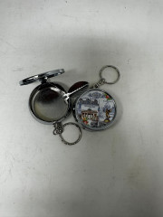 Taschenaschenbecher aus metal, O:4,7cm