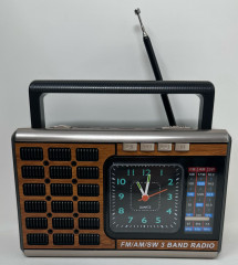 Radio Waxiba M-919BT-S mit Solar USB/SD/MP3/AUX/-Band AM/FM/SW1-3 (farbig sortiert)