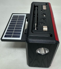 Radio Waxiba M-909BT-S mit Solar USB/SD/MP3/AUX/-Band AM/FM/SW1-3 (farbig sortiert)