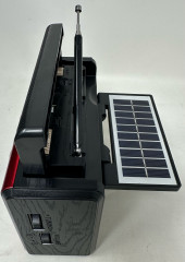 Radio Waxiba M-909BT-S mit Solar USB/SD/MP3/AUX/-Band AM/FM/SW1-3 (farbig sortiert)