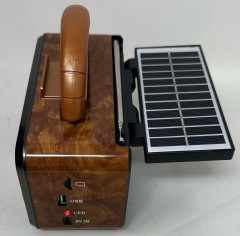 Radio Waxiba M-898BT-S mit Solar USB/SD/MP3/AUX/-Band AM/FM/SW1-3 (farbig sortiert)