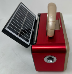 Radio Waxiba M-899BT-S mit Solar USB/SD/MP3/AUX/-Band AM/FM/SW1-3 (farbig sortiert)