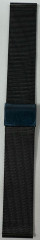 Edelstahl Uhrenarmbänder schwarz 22mm
