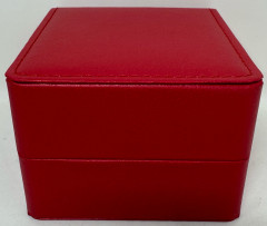 Lader Uhren box Rot 11cmX10cmX7cm