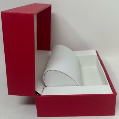 lader Uhrenbox Rot  16cmX11cmX7cm