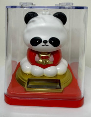 10cm Glückskatze (solarbetrieben) Winkekatze Panda